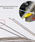 Universal 2100mm Bicycle Shifter Cable Kit with stainless steel wire tips and O-rings detail, smooth shifting durability.