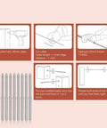 Installation guide for Dual Direction Swage Lag Screws With Left And Right Hand Threads For 1/8 Inch Wire Rope In T316 Stainless Steel Cable