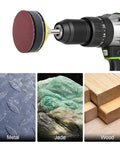 240 Piece 2 Inch Sanding Discs Pad Kit With Backer Plate And Soft Foam Buffers Pro Grade for metal, jade, wood surfaces.