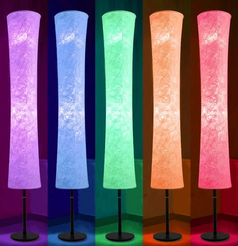 Smart Floor Lamp With App And Remote No Hub Needed Works With Alexa And Google Assistant 60 Inch Standing Lamp in multiple colors