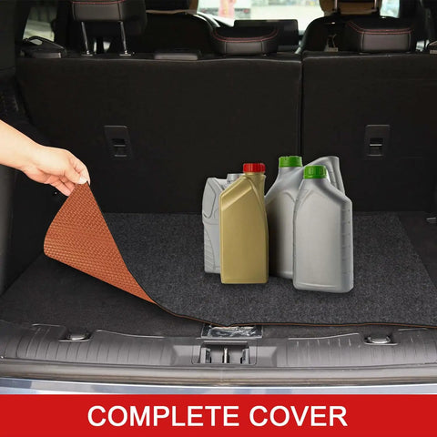 Oil Spill Mat For Garage Floor 64x32 Inches Under Car Absorbent And Waterproof Shop Grade Floor Protector with oil containers
