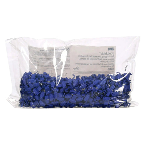 Pack of 500 Blue Electrical Tap IDC Insulation Displacement Connector For 18-16 AWG Solid Or Stranded And 14 AWG Stranded