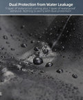 Waterproof MO201 Pizza Oven Cover For All Weather Outdoor Use UV Resistant And Windproof Shield with water droplets showing waterproof capability