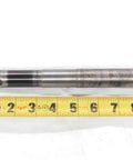 1 Inch Diameter Ball Nose End Mill, Indexable, 2 Flute Center Cut, 9 1 8 Inch Overall Length, 1 Inch Shank, beside tape measure