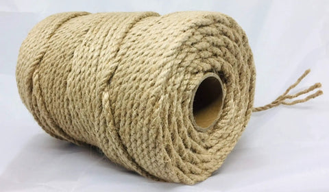328 Feet Of 5mm Jute Twine Heavy Duty Workhorse Natural Hemp Rope For DIY Arts Crafts Gardening Bundling Home Decor And Cat Scratching Posts Brown