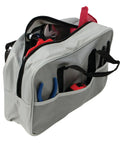 13 Inch Tool Bag Built From Tough Nylon For Pro Grade Storage Of Wrenches Screwdrivers And More, tools visible in pockets