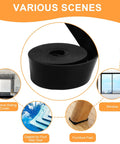 DIY Neoprene Rubber Sheet Solid Seal Material for gaskets, anti slip pads, floor cushions and bumpers, 12 in x 1/16 in x 10 ft, various uses