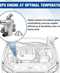 Fresh Electric Engine Cooling Water Pump Fits Lincoln Mkz Ford Fusion C Max 2013 To 2020 No Sweat Oem Swap Ds7z8c419d Ewp104 detailed view with bolts.