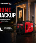 4800W Gas Portable Inverter Generator with Electric Start in home backup use