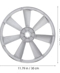 Ditch The Old Gear And Grab This Single Groove Metal Compressor Pulley For Your Air Compressor Needs Easy Install Plus Energy Efficiency Make This Belt Drive Wheel A Total Game Changer For Heavy Duty Projects - 11.79 inch silver metal pulley for belt drive.