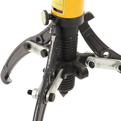 Heavy Duty 5 Ton Hydraulic Gear Puller Rock Solid Three Jaw Wheel Bearing Extractor with 360 rotating arms detail view