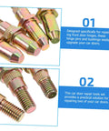 Auto Door Hinge Repair Kit Set With Pins And Bushings For Quick Fix Easy Install For Two Car Doors