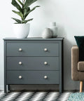 Dark dresser with 30 Pack Brushed Nickel Cabinet Pulls One And A Quarter Inch Kitchen Drawer Pulls And Door Handles For Dresser Modern Hardware Set