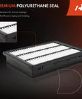Engine Air Filter For Hyundai Tucson And Kia Sportage Rigid Panel showing premium polyurethane seal detail