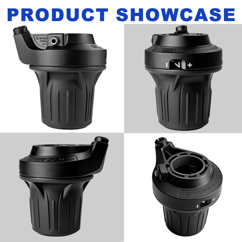7 Speed Bike Shifter Twist Grip Lever Thumb Gear Shifter For Mountain Bikes And Folding Bikes, aluminum construction.
