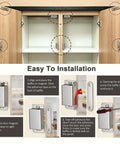Installation guide for Heavy Duty Cabinet Magnetic Catch Door Magnets Latch 30lb Hold For Kitchen Cupboard Pantry Closet Wardroom.