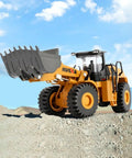 Realistic Mechanical Loader Toy For Kids One Fiftieth Scale Skid Steer Loader Model Wheeled Construction Vehicle With Arm Digging