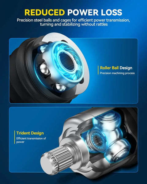 Front Left CV Axle Shaft For Toyota Avalon 2005 To 2008, Highlander 2008 To 2013 Hybrid, And RX450h 2010 To 2015 AWD roller ball design