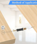 10 Piece Cam Lock Screws 35mm Cam Fitting With Dowel And Pre Inserted Nut 3 In 1 Furniture Connecting Kit assembly method