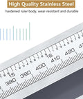 Digital Caliper Measuring Tool 0-800mm/31.5 Inch Range, ±0.06mmaccuracy Electric Micrometer Caliper stainless steel ruler detail.