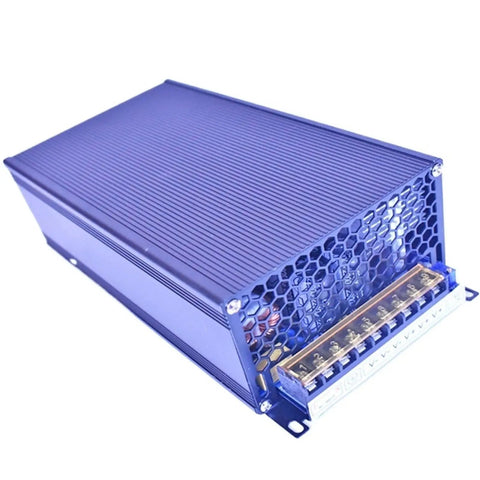 Beefy 1500W 12V To 13.8V Switching Power Supply For Industrial Control Equipment, 125A Output, DC Power Supply With Undervoltage, Overload, Overtemperature And Short Circuit Protection, Custom Voltages Available, blue metal case