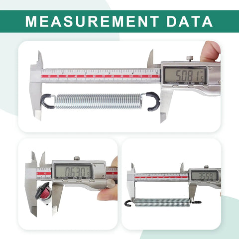 No Sweat Five Inch Recliner Spring Replacement Mechanism Featuring Tough As Nails Tension Steel Extension Springs  measurement data.