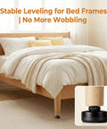 4 Pack Adjustable Furniture Feet Built Tough Solid Steel Table Levelers With Rock Solid Support And Straight Up Simple Setup Includes Protective Felt Pads T Nuts For Zero Wobble Stability under bed frame