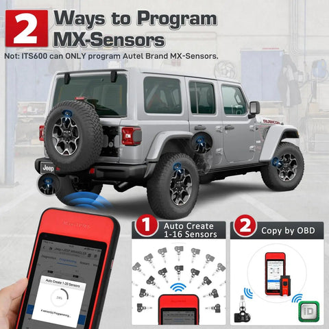 OE Level Complete TPMS Programming Tool For Vehicles Pro Grade Diagnostics With Sensor Relearn And Reprogram All TPMS Sensors Universal Compatibility For Cars And Light Trucks ITS600E Must Have handheld device for Jeep Wrangler TPMS sensor programming