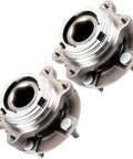 Front Wheel Hub Bearing Assembly 513296 With ABS For Infiniti JX35 2013, QX50 2019, QX60 2014 5 Lug 2 Pack Replacement OEM Style