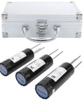 Soil Tester Nutrient Meter With NPK Sensor For Garden Lawn Farm, digital soil test kit with probes and carrying case.