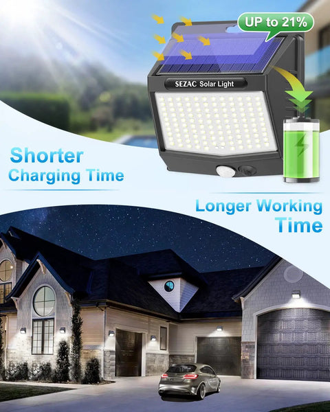10 Pack Solar Motion Security Lights Outdoors With 3 Lighting Modes Ultra Bright Wireless Wall Lights for house