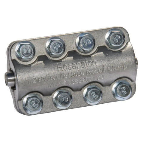 Fast In-Field Hydraulic Hose Repair Clamp For Leaks 1/2 Inch High-Pressure Hose Patch That Lets You Seal It Up On The Spot Without Removing The Hose, Durable Clamp Only