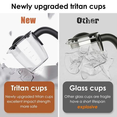 No Hassle Portable Coffee Machine With Quick Turn 800 Watt Espresso And Cappuccino Maker Featuring Built In Milk Frother For Straight Up Lattes And Smooth Daily Grinds Black upgraded tritan cup comparison
