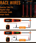 Go-To Automotive Wire Tracer And Electrical Tester Pro Kit For Quick Open And Short Finding, Circuit Breaker Tester, Fault Probe And Cable Tracker With Indicator Light DC 6 To 42V, fuse socket adapters