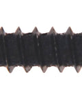 Top Shelf Miniature Sheet Metal Screws Black Matte Finish 20 Pack 3/8 Inch Length individual screw with sharp tip and threaded body