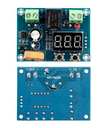 Two Pack Xh M609 Low Voltage Disconnect Module With Digital Display Auto Cutoff Stops DC Batteries From Over Discharge Keep Your Setup Humming Dead Nuts And Skip Straight Up Battery Drama Today, showing front and back views of the circuit board.