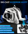 Premium 11240 Car Alternator Replacement For Dodge Ram 1500 09-10 Durango Grand Cherokee Commander Liberty die-cast