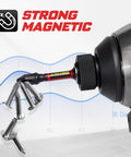 82 Piece Impact Screwdriver Bits Set With Magnetic S2 Steel Bits showing strong magnetic feature with screws attached