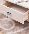 Drawer with 2 Pack Rainbow Bokeh Glitter Cabinet Handles With 3 Inch Hole Centers Semicircle Drawer Pulls in black zinc alloy.