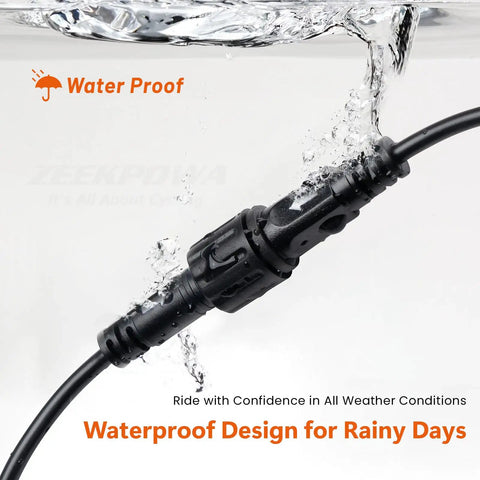 Long 15.7 Inch Speed Sensor Extension Cable For Ebikes Compatible With BBS01 BBS02B And BBS HD Motors Ideal For Cargo And Recumbent Rigs With A 3 Pin Waterproof Connector And Sturdy Three Prong Threaded Design
