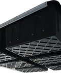 Overhead Garage Storage System With One Or Two Six Tote Sets Using Greenmade 27 Gallon Totes Sold By Costco Patent Protected Design