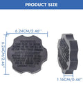 Hyundai And Kia Brake Master Cylinder Reservoir Cap Replacement dimensions and side view
