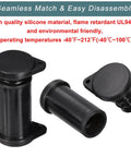 IP67 Weatherproof Solar Connector Caps For MC-4 Panels Dustproof End Caps Set Male And Female Caps Outdoor Ready