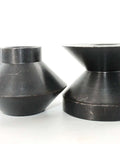 90 Degree Hem Roll Dies Set For Bead Roller, 19.05mm Three Quarters Inch Finish, Fits 22mm Shafts, Black Oxide Coated