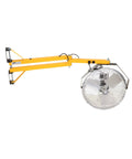 Relentless Warehouse Workhorse Loading Dock Wall Mount Air Circulator With 40 Inch Reach and 18 Inch Fan, steel tubing design.
