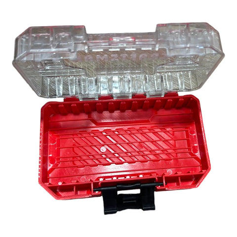 Top Shelf Hassle Free Compact Stackable Storage Cases 4 Pack Versastack Compatible Plastic Tool Organizer Nifty Small Parts Bins Lightweight Portable Container For Shop Gear And Quick Fixes