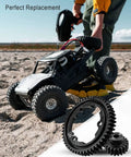 RC car gear set with 50T spur gear and 20T pinion gear, hardened steel.