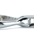 Pro Grade Heavy Duty Handheld ID Card Slot Punch Tool For Lanyards And Badges, Metal Puncher Plier showcasing side view and zinc alloy build