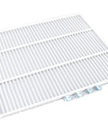 Wire Shelf Kit For Gdm-47 Refrigerator White OEM Replacement Part, shown angled with white coating, for commercial units