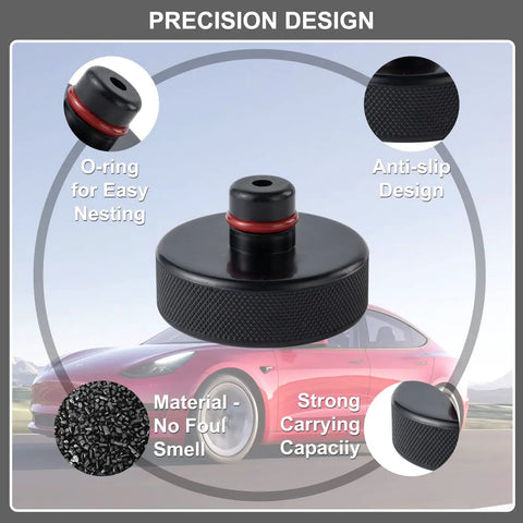 Tesla Lifting Jack Pads For Model 3 Model Y Model S And Model X Heavy Duty Rubber Lift Pucks with No Slip Design for Battery Protection